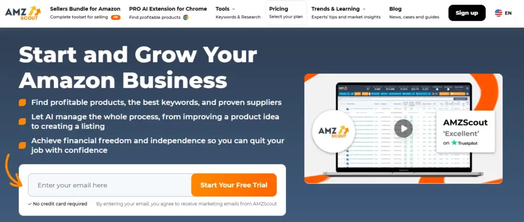 AMZScout (Best Budget-Friendly Research Tool)