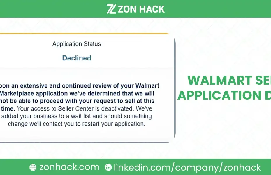 Walmart Seller Application Denied