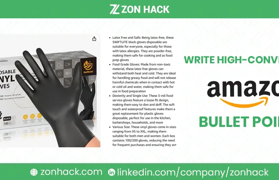 How to Write High-Converting Amazon Bullet Points