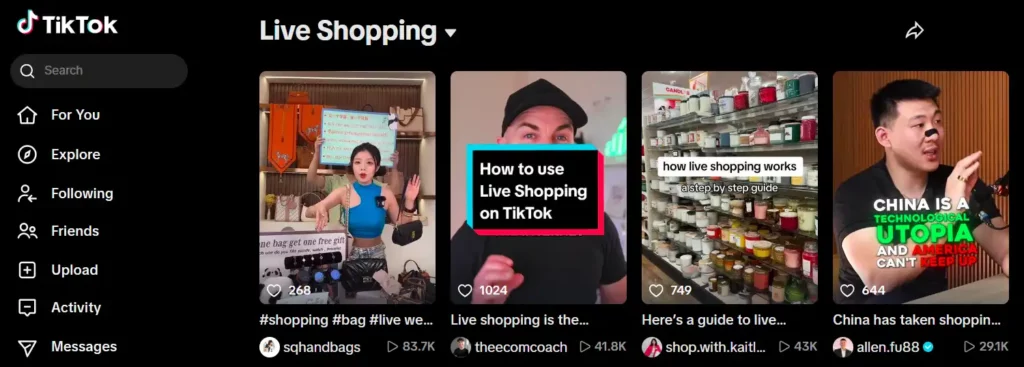 What is TikTok Live Shopping?