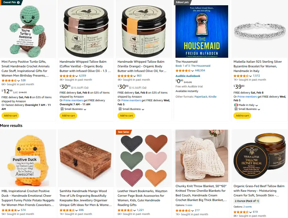 Which Handmade Products Are Accepted on Amazon