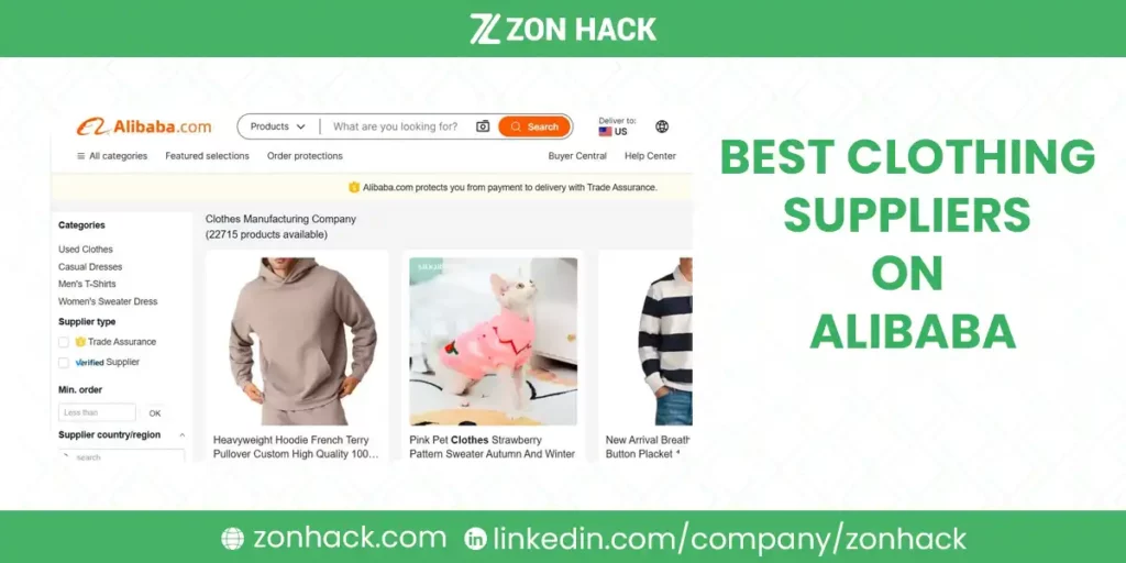 Best Clothing Suppliers on Alibaba